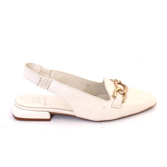 WOz 3020a White Leather Open-Toe Slides Sandals Shoes - Picture 3 of 8